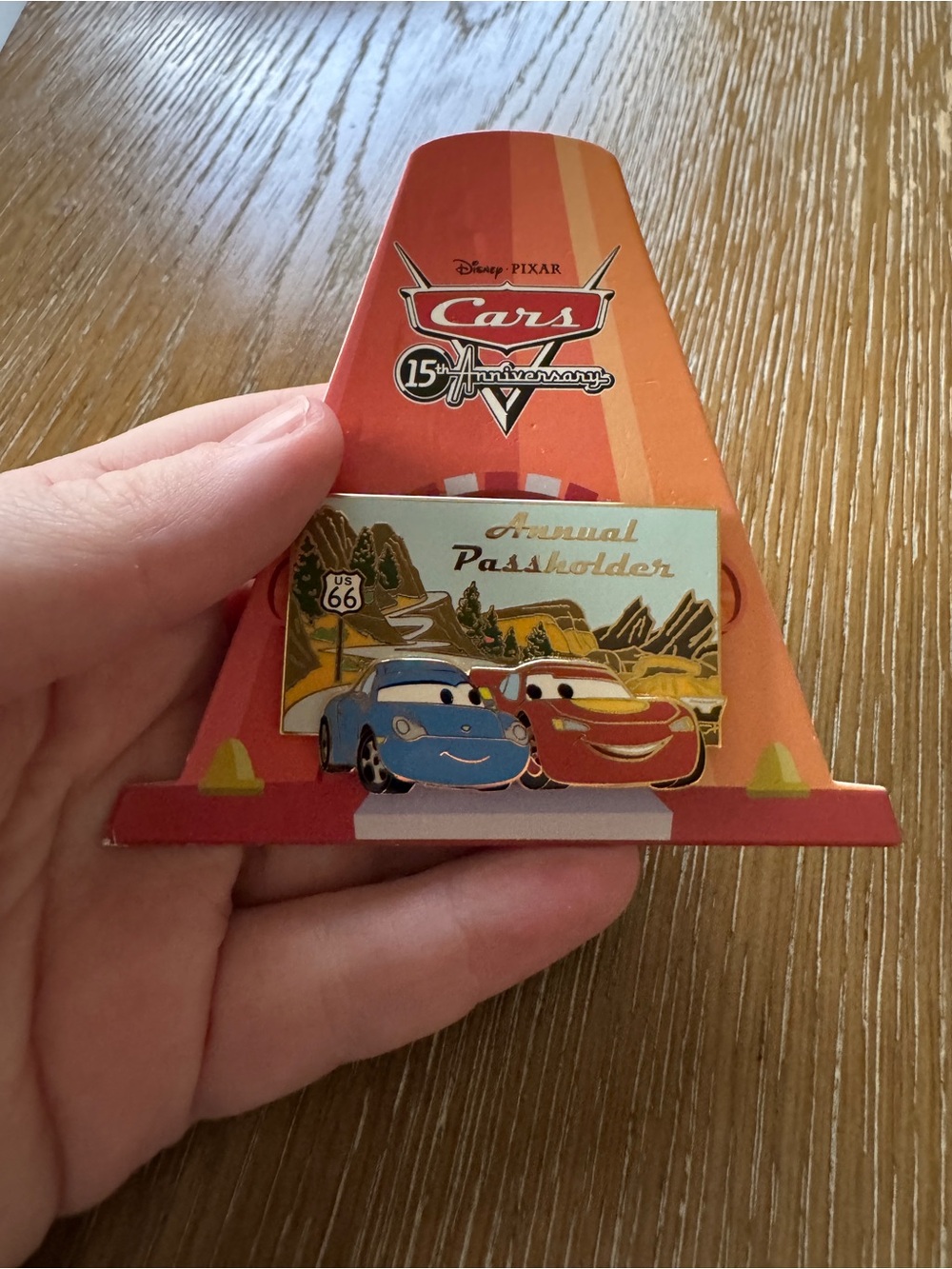 Disney Pixar Cars 15th Anniversary Passholder Pin-Limited Edition